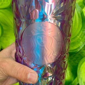 Purple prism Starbucks tumbler NWT